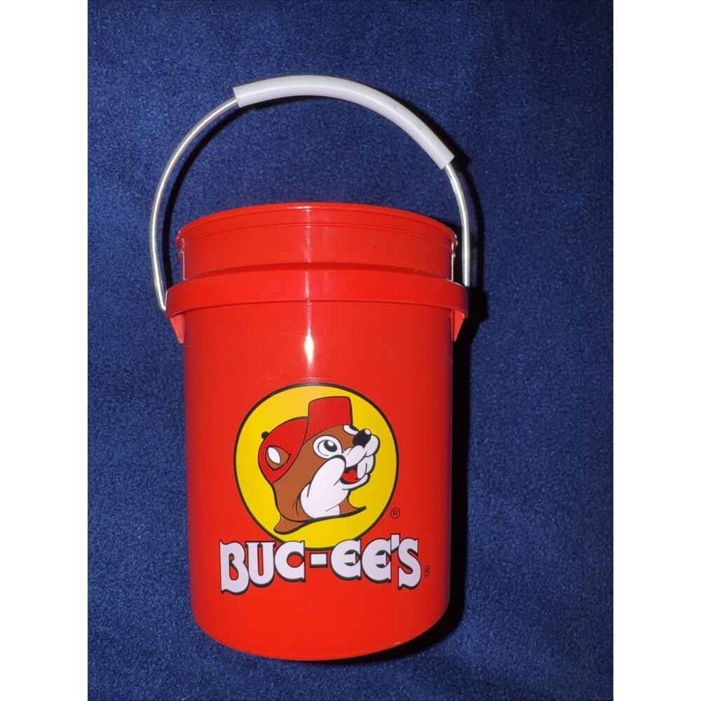 2026 BUC-EE'S Bucees Exclusive Trending TikTok Red Plastic Beaver MINI BUCKET